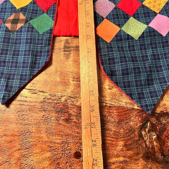 Vintage Handmade Fall Pumpkin Vest M - Picture 7 of 8